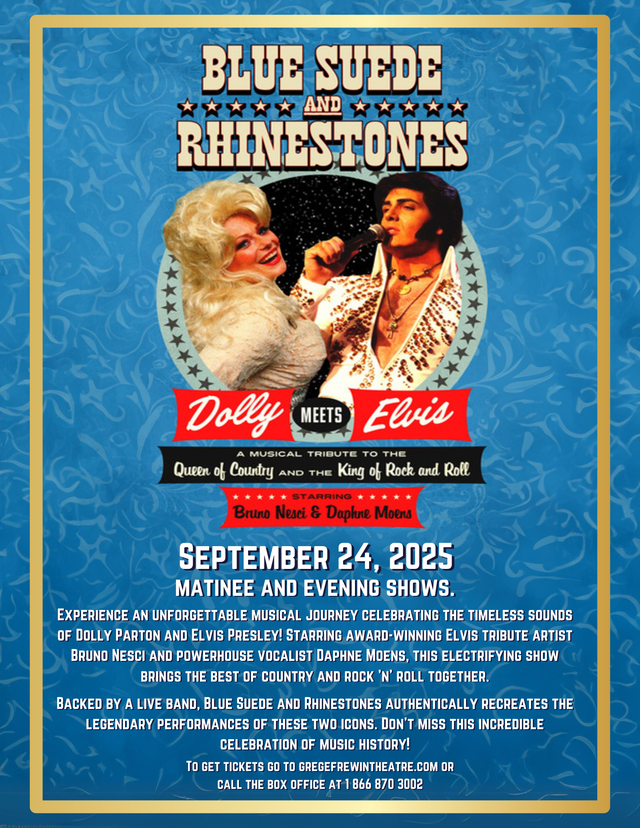 Elvis & Dolly 2025 | Greg Frewin Theatrical Centre